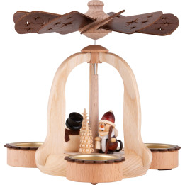 1-Tier Pyramid - Santa Claus - 18 cm / 7.1 inch