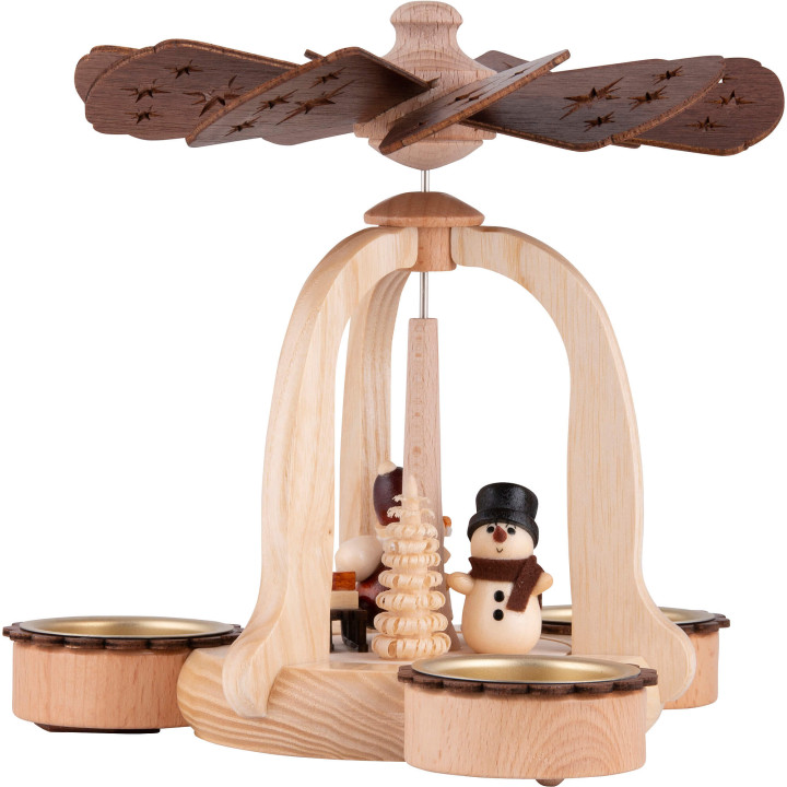 1-Tier Pyramid - Santa Claus - 18 cm / 7.1 inch