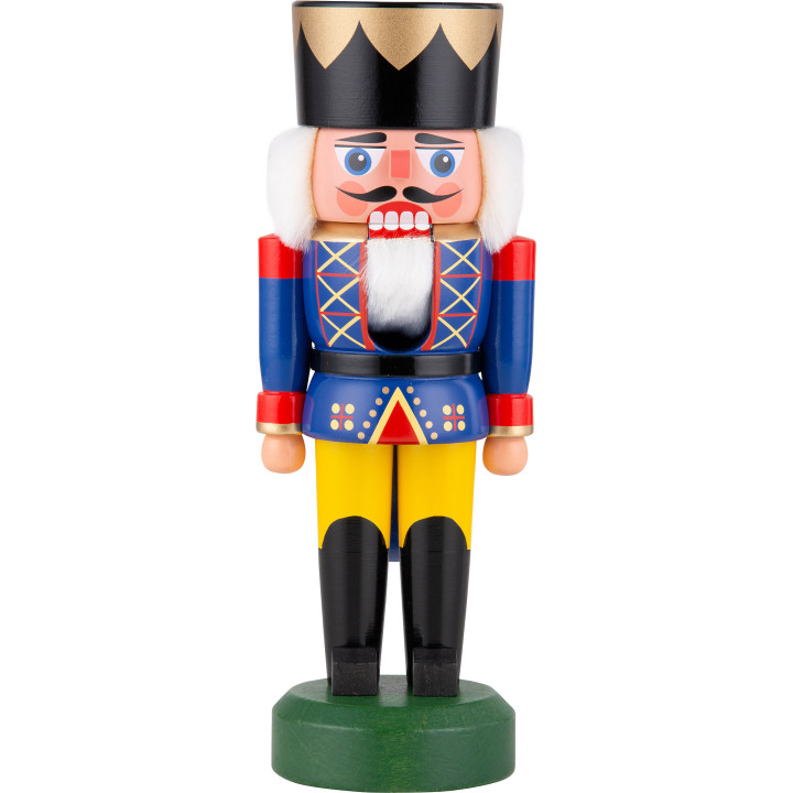 Nussknacker König blau - 21,5 cm