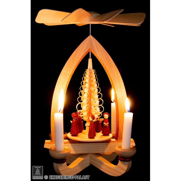 1-Tier Pyramid - Carolers - 27 cm / 11 inch