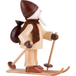 Thiel Figurine - Rupert on Ski - natural - 6 cm / 2.4 inch