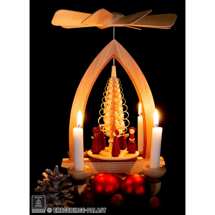 1-Tier Pyramid - Carolers - 27 cm / 11 inch