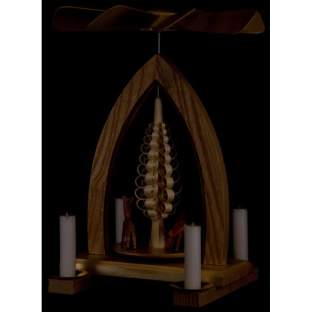 1-Tier Pyramid - Deer - 25 cm / 10 inch