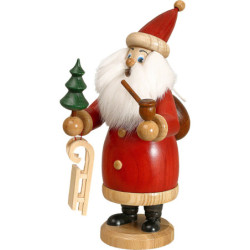 Räuchermännchen Weihnachtsmann rot - 20 cm