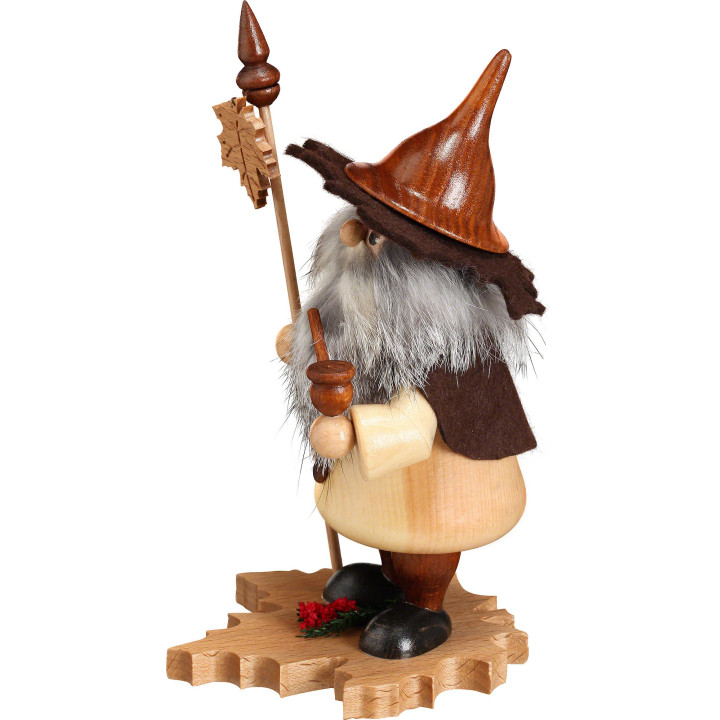 Smoker - Tree Gnome, Maple Leaf - 18 cm / 7 inch