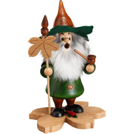 Räuchermännchen Baumwichtel Kastanienblatt - 18 cm