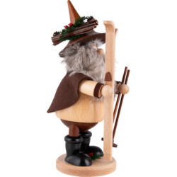Räuchermännchen Skifahrer - 25,5 cm