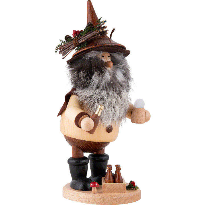 Smoker - Gnome with Beer - 25 cm / 9.8 inch