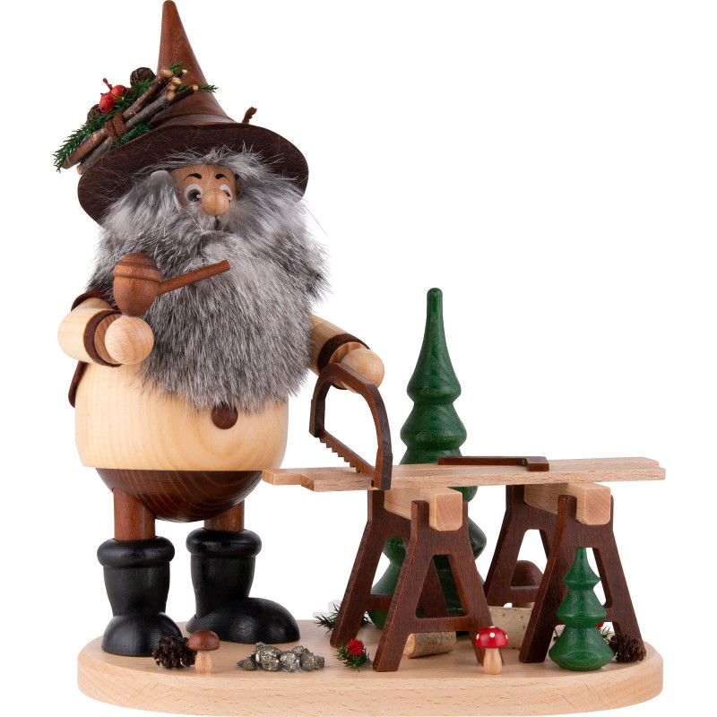 Smoker - Ore Gnome Mining Carpenter - 26 cm / 10.2 inch