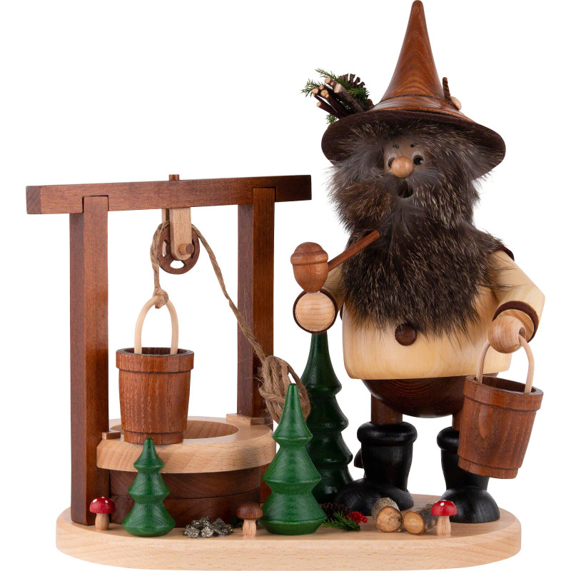 Smoker - Ore Gnome at Well - 26 cm / 10.2 inch