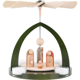 1-Tier Pyramid - Nativity - Modern - 23 cm / 9 inch