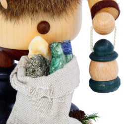 Räuchermännchen Erzträger mit Sack  - 26 cm