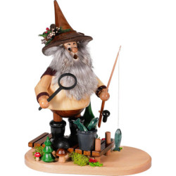 Räuchermännchen Waldwichtel Angler - 26 cm
