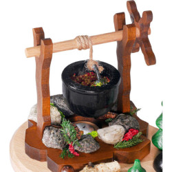 Smoker - Gnome at Goulash-Cooker - 26 cm / 10.2 inch