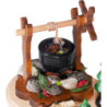 Smoker - Gnome at Goulash-Cooker - 26 cm / 10.2 inch