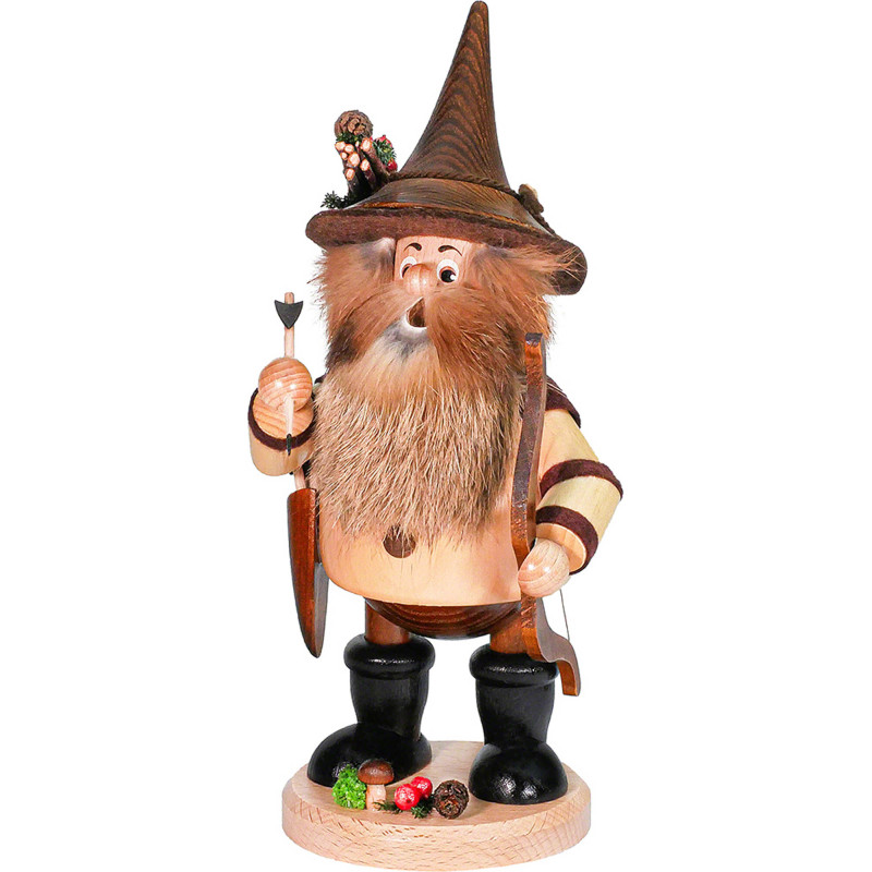 Smoker - Robber Gnome with Bow - 25 cm / 9.8 inch
