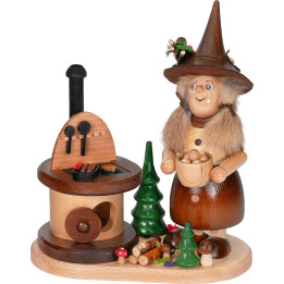 Räuchermännchen Kloßfrau am Herd - 25 cm