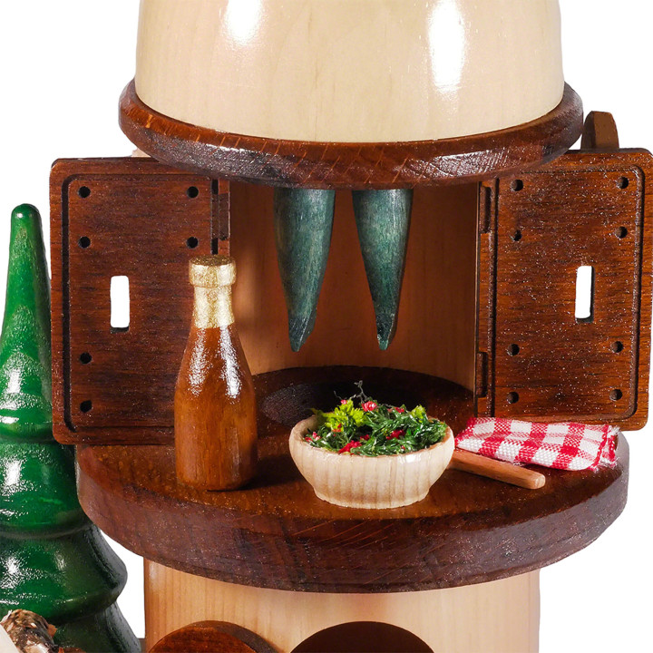 Smoker - Forest Gnome at Smoking Oven - 26 cm / 10.2 inch