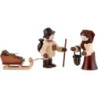 Thiel Figurines - Wildlife Feeding - natural - Set of Three - 5,5 cm / 2.2 inch