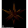Hasslau Christmas Star - Yellow and Lighting - 75 cm / 30 inch -  Inside/Outside Use
