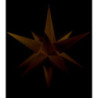 Hasslau Christmas Star - Yellow and Lighting - 75 cm / 30 inch -  Inside/Outside Use