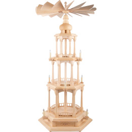 3-Tier Pyramid - Electrical without Figurines - 107 cm / 42.1 inch
