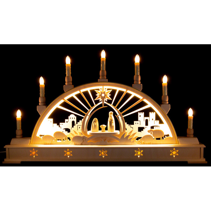 Candle Arch - Nativity - 63x35 cm / 24.8x13.8 inch