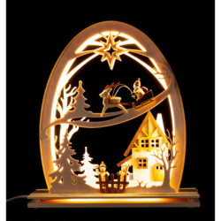 Seidel Arch Santa Claus - 31x33 cm / 12.2x13 inch