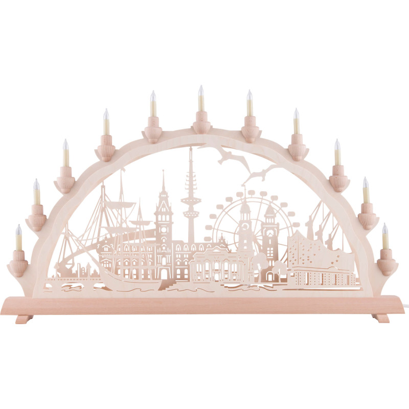3D Double Arch - Hamburg - 68x35cm/27.8x13.8 inch
