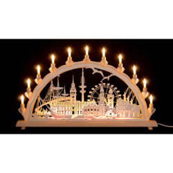 3D Double Arch - Hamburg - 68x35cm/27.8x13.8 inch