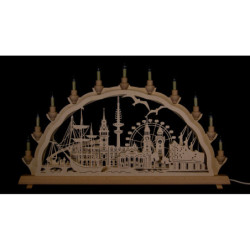 3D Double Arch - Hamburg - 68x35cm/27.8x13.8 inch