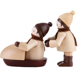 Thiel Figurines - Bobber - natural - Set of Two - 5 cm / 2 inch