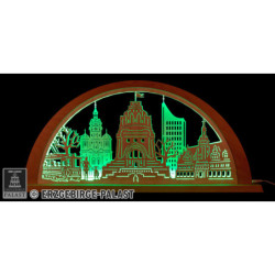 City Light Leipzig - 69x32 cm / 27.2x12.6 inch