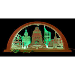 City Light Leipzig - 69x32 cm / 27.2x12.6 inch