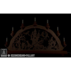 3D Double Arch - Halloween Haunted Castle - 50x32 cm / 19.7x12.6 inch