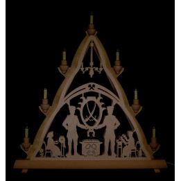 3D Light Triangle - Schneeberg - 50x55 cm / 20x22 inch