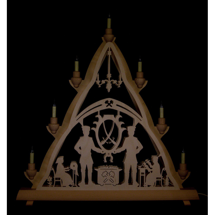 3D Light Triangle - Schneeberg - 50x55 cm / 20x22 inch
