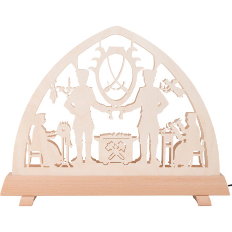 Schwibbogen Schneeberger Motiv - 34x26 cm