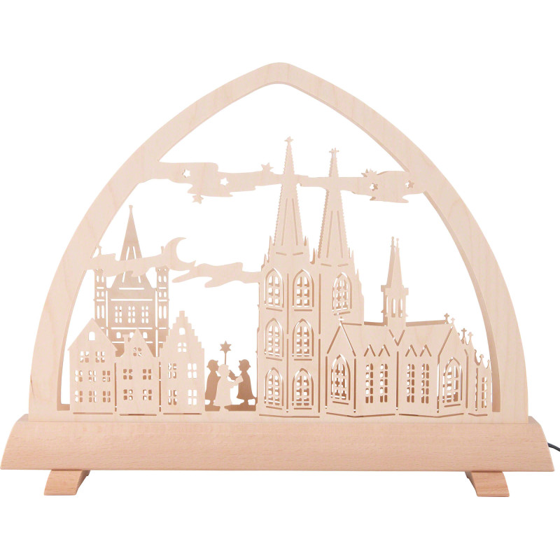Schwibbogen Kölner Dom - 34x26 cm