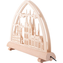 Schwibbogen Kölner Dom - 34x26 cm