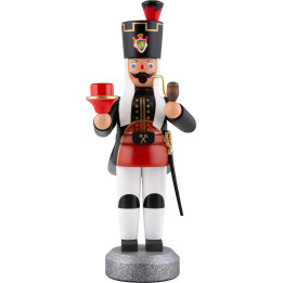 Smoker - Miner with Candle Holder - 22 cm / 8.7 inch