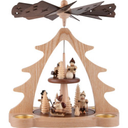 2-stöckige Pyramide Winterkinder - 28 cm