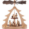 2-stöckige Pyramide Winterkinder - 28 cm