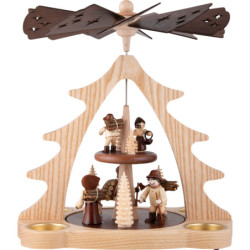 2-Tier Pyramid - Forest People - 28 cm / 11 inch