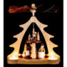 2-stöckige Pyramide Weihnachten - 28 cm