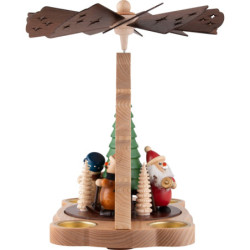 1-Tier Pyramid - Santa Claus Colored - 28 cm / 11 inch