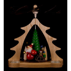 1-Tier Pyramid - Santa Claus Colored - 28 cm / 11 inch