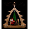 1-Tier Pyramid - Santa Claus Colored - 28 cm / 11 inch