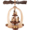 2-Tier Pyramid - Erzgebirge Motifs - 27 cm / 10.6 inch