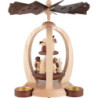 2-Tier Pyramid - Erzgebirge Motifs - 27 cm / 10.6 inch